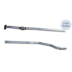 FIAT GRANDE PUNTO 1.2 10/05 on Centre Exhaust Link Pipe